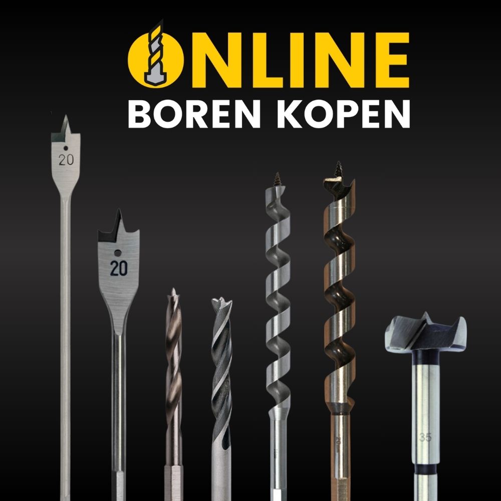 Verschillende soorten houtboren