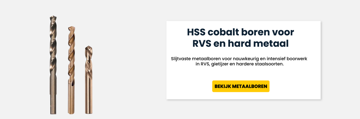 HSS Cobalt Boren Banner