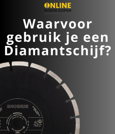 Afbeelding blog "waarvoor gebruik je een diamantschijf?"