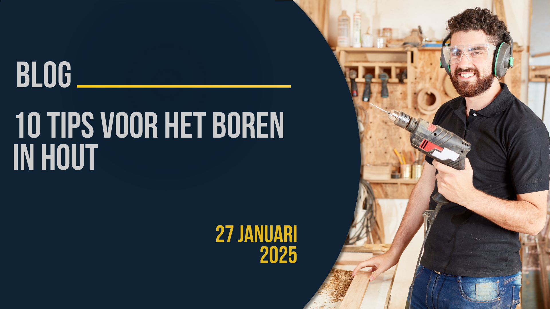 Banner: 10 tips voor het boren in hout