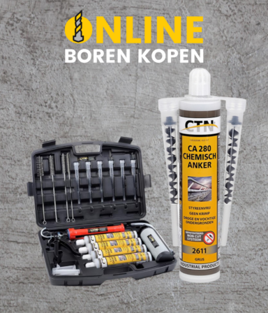Uitgeichte afbeelding wat is chemisch anker en hoe gebruik je het?
