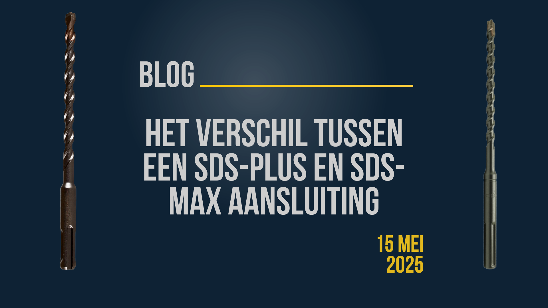 Banner: Het verschil tussen een SDS-plus en SDS-max aansluiting