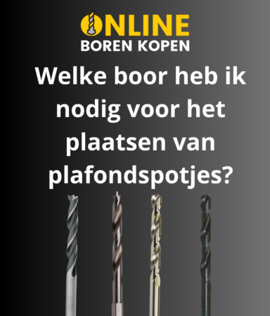Uitgelichte afbeelding welke boor heb ik nodig voor het plaatsen van plafondspotjes