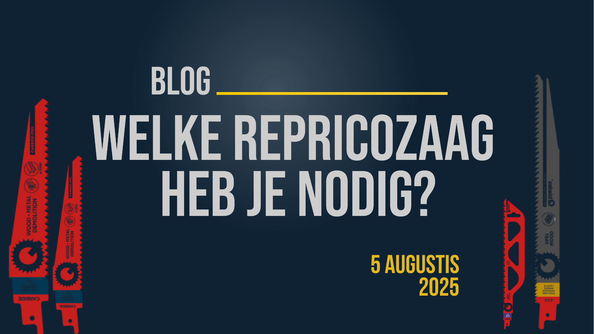 Banner: Welke repricozaag heb je nodig