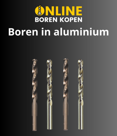 Uitgelichte afbeelding boren in aluminium