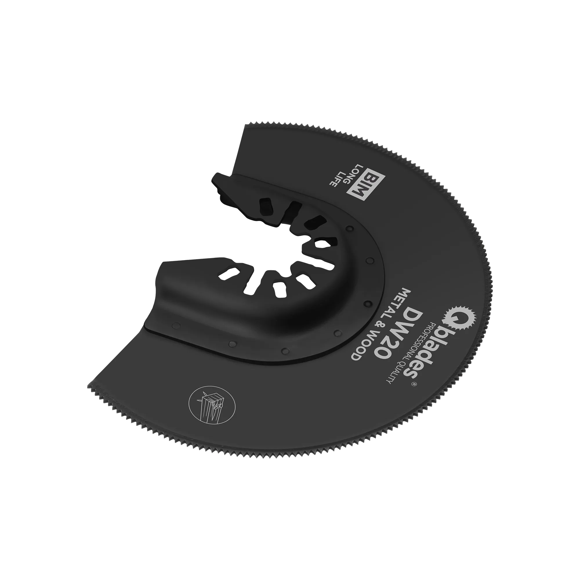 Qblades DW20 | Segmentzaagblad BIM 20tpi 88mm | 1 stuks