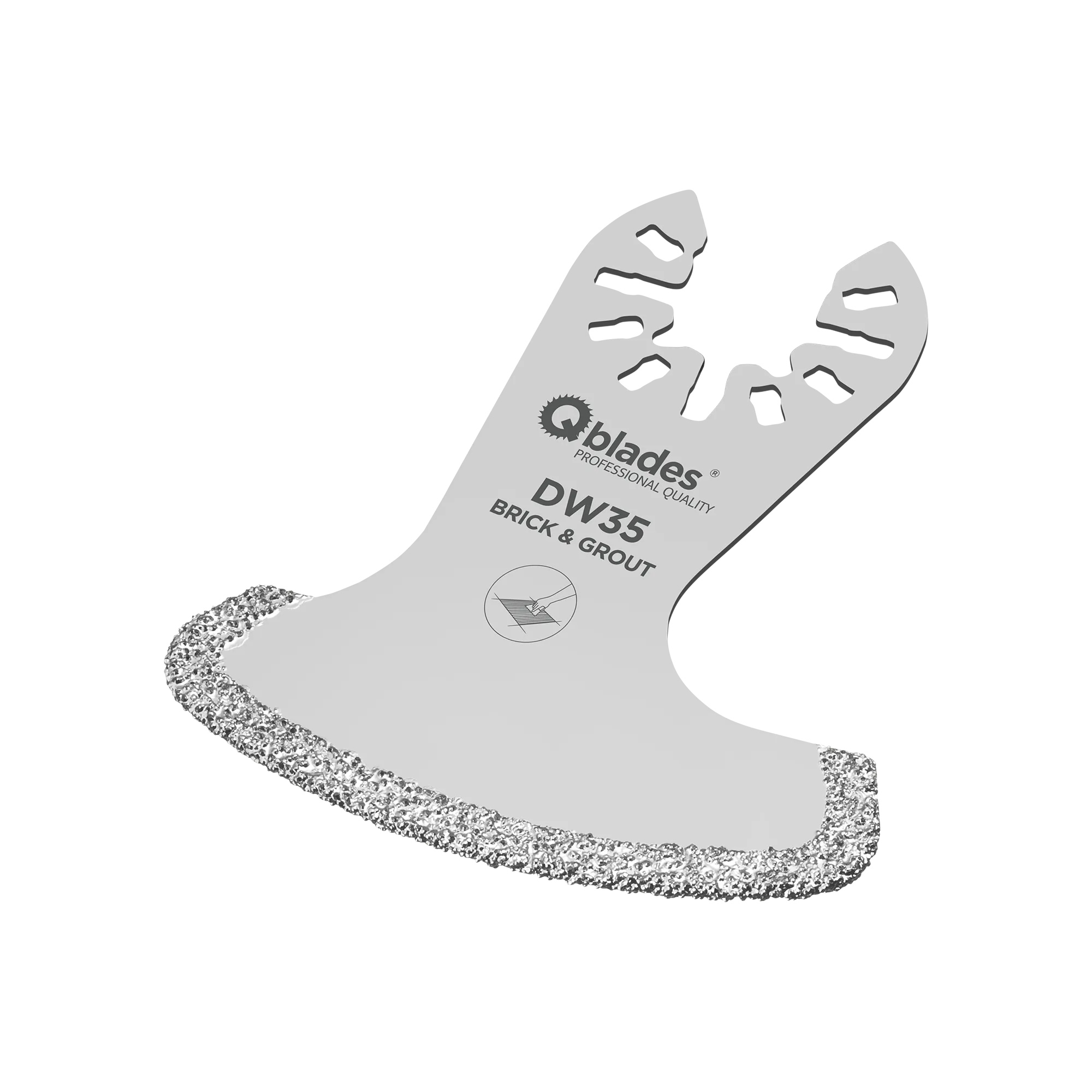 Qblades DW35 | Diamant Sikkel 58mm-2mm | 1 stuks