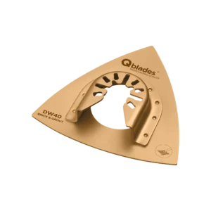 Qblades DW40 | Hardmetaal Slijpdriehoek 80mm | 1 stuks