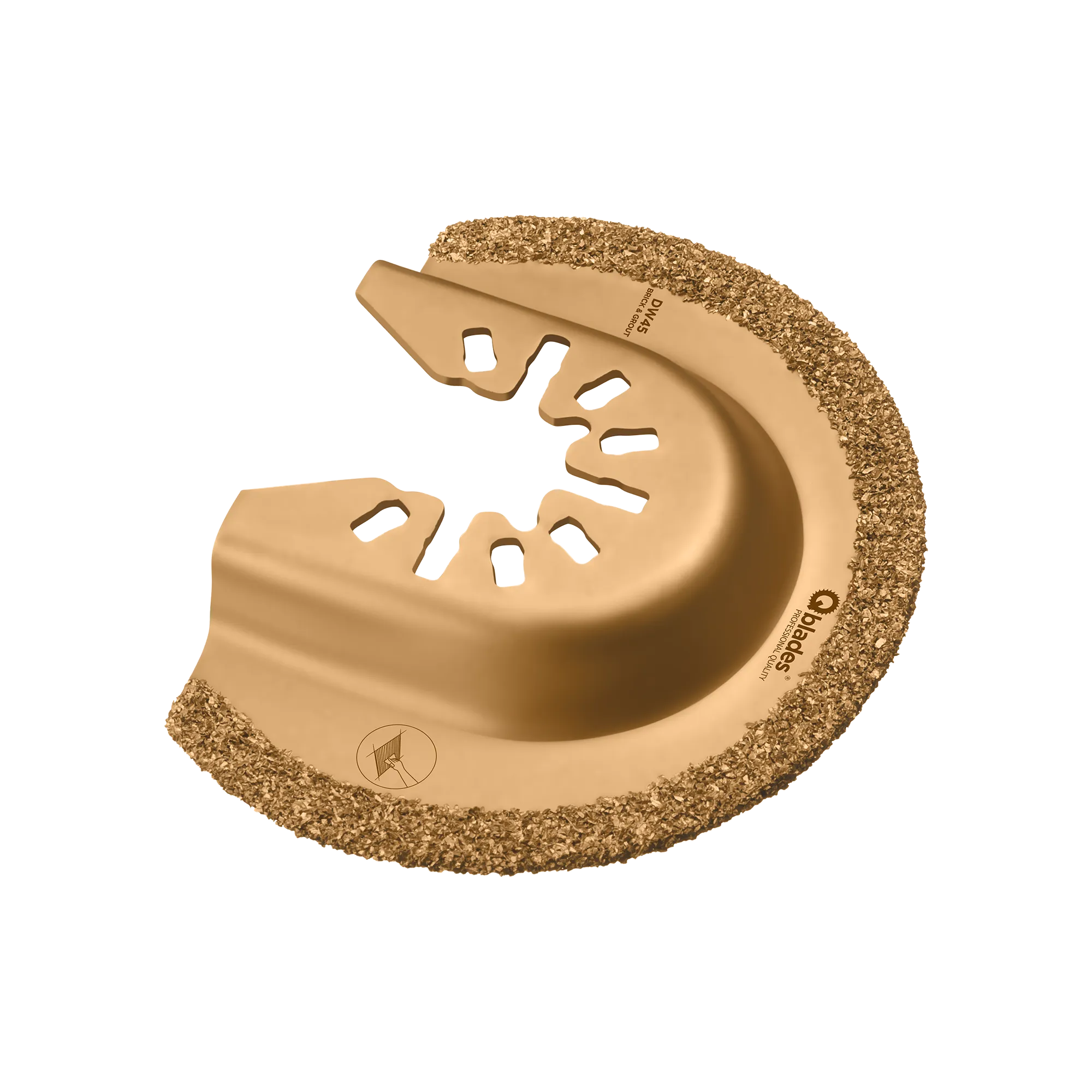 Qblades DW45 | Hardmetaal Segment Zaagblad 63mm-2.2mm | 1 stuks