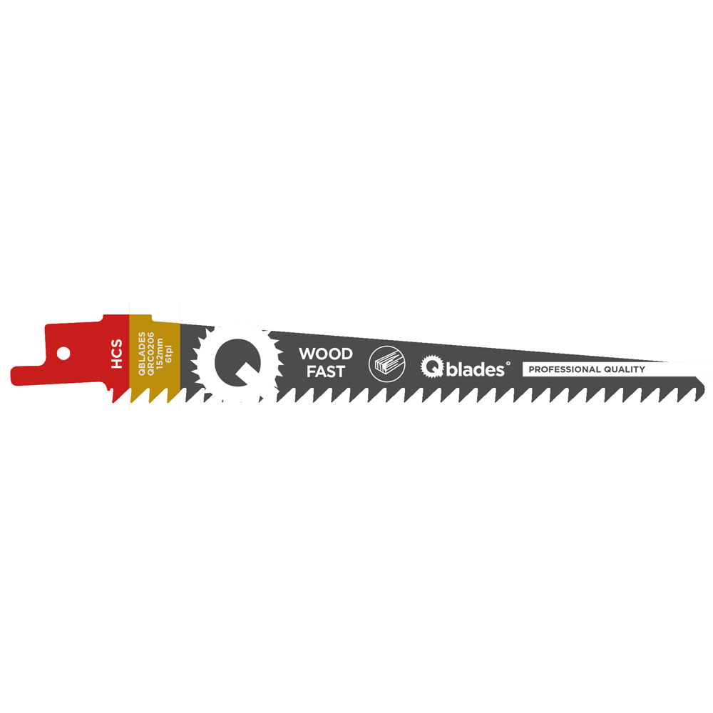 Qblades QRC0206 HCS Reciprozaag | S644D | Hout 5st.