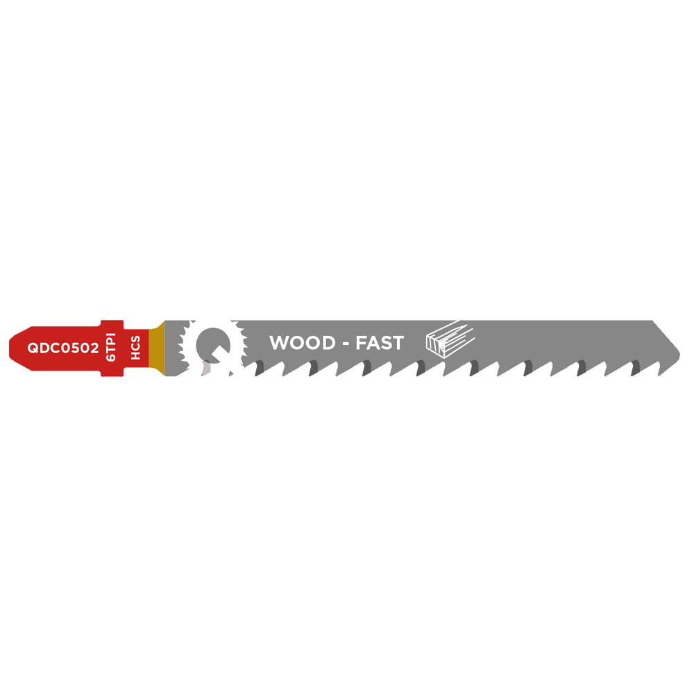 Qblades HCS Decoupeerzaag | T144D | Hout 5st.
