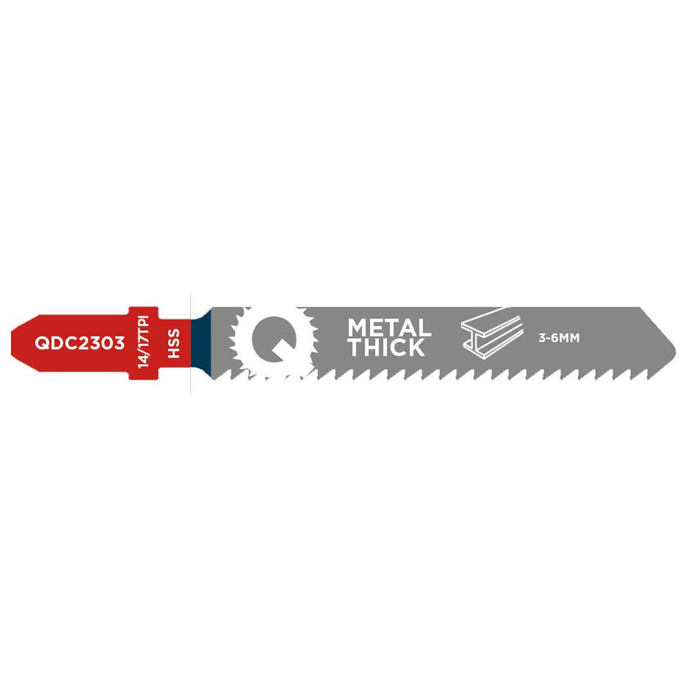 Qblades HSS Decoupeerzaag | T118B | Metaal 5st.