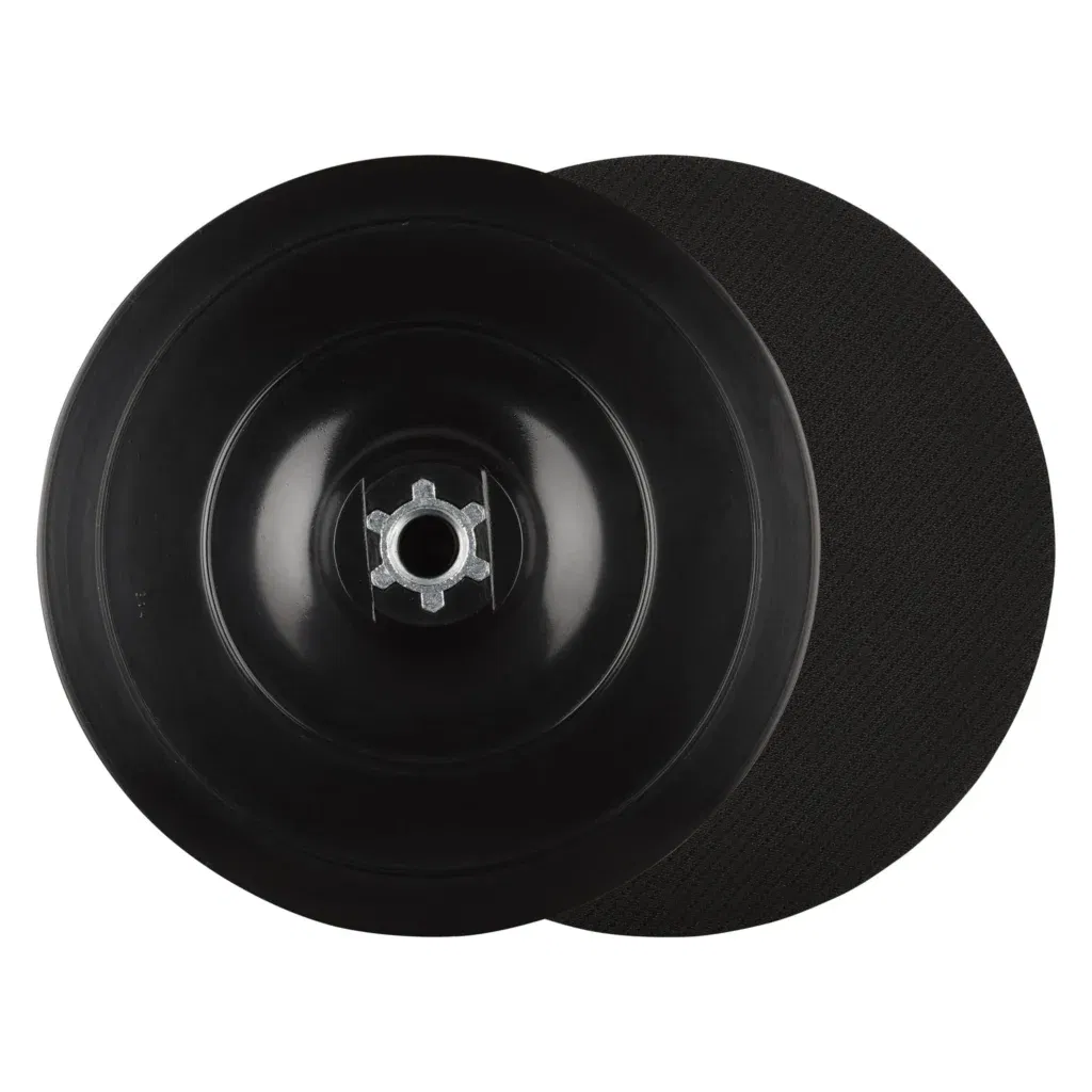 Steunschijf met klittenband voor fiberschijven