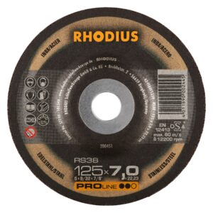 Rhodius RS38 afbraamschijf voor staal en rvs