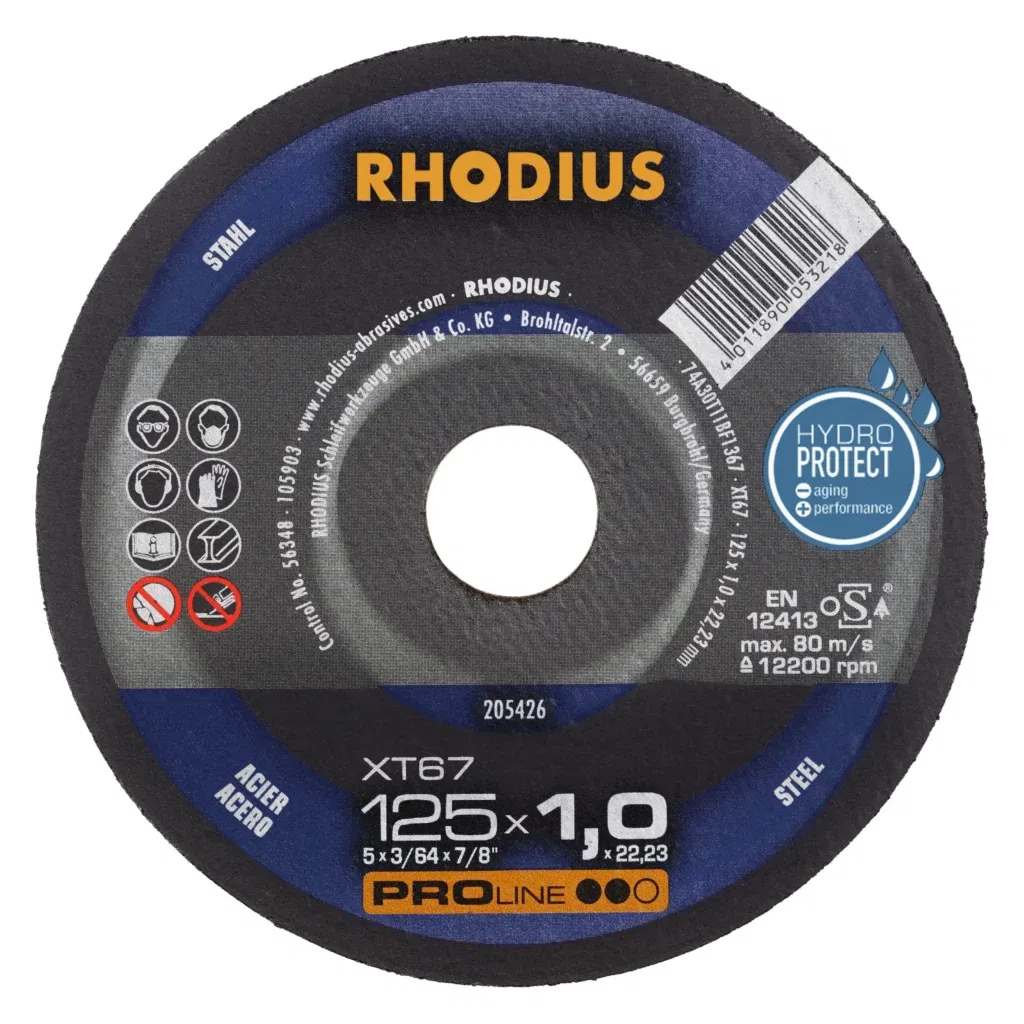 Rhodius XT67 slijpschijf voor staal