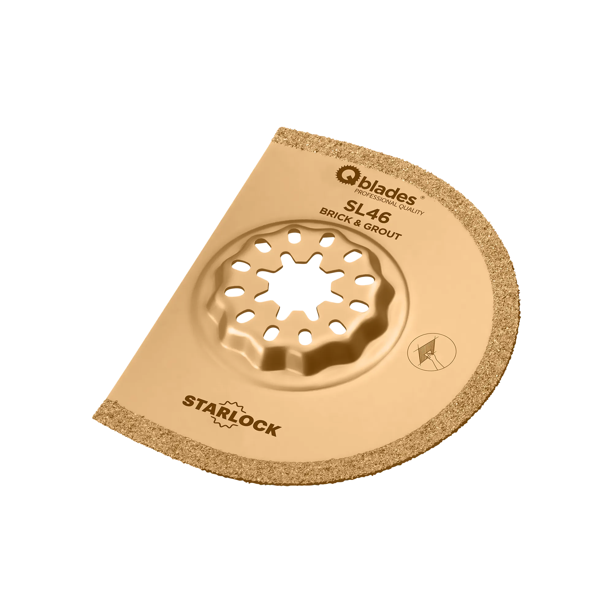 Qblades SL46 | Hardmetaal Segmentzaagblad 75mm-1.2mm | 1 stuks