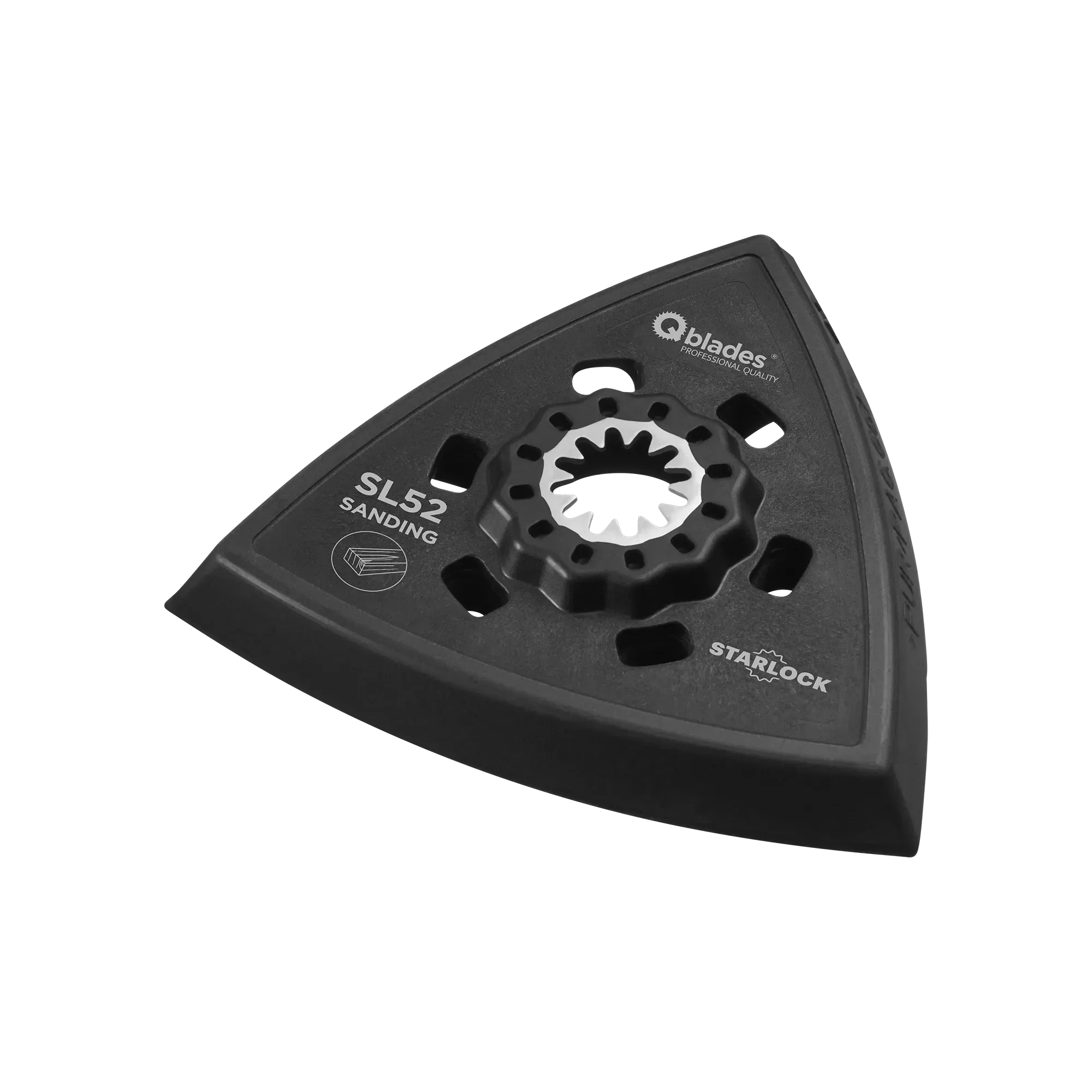 Qblades SL52 | Schuurvoet driehoek 93mm geperforeerd | 1 stuks