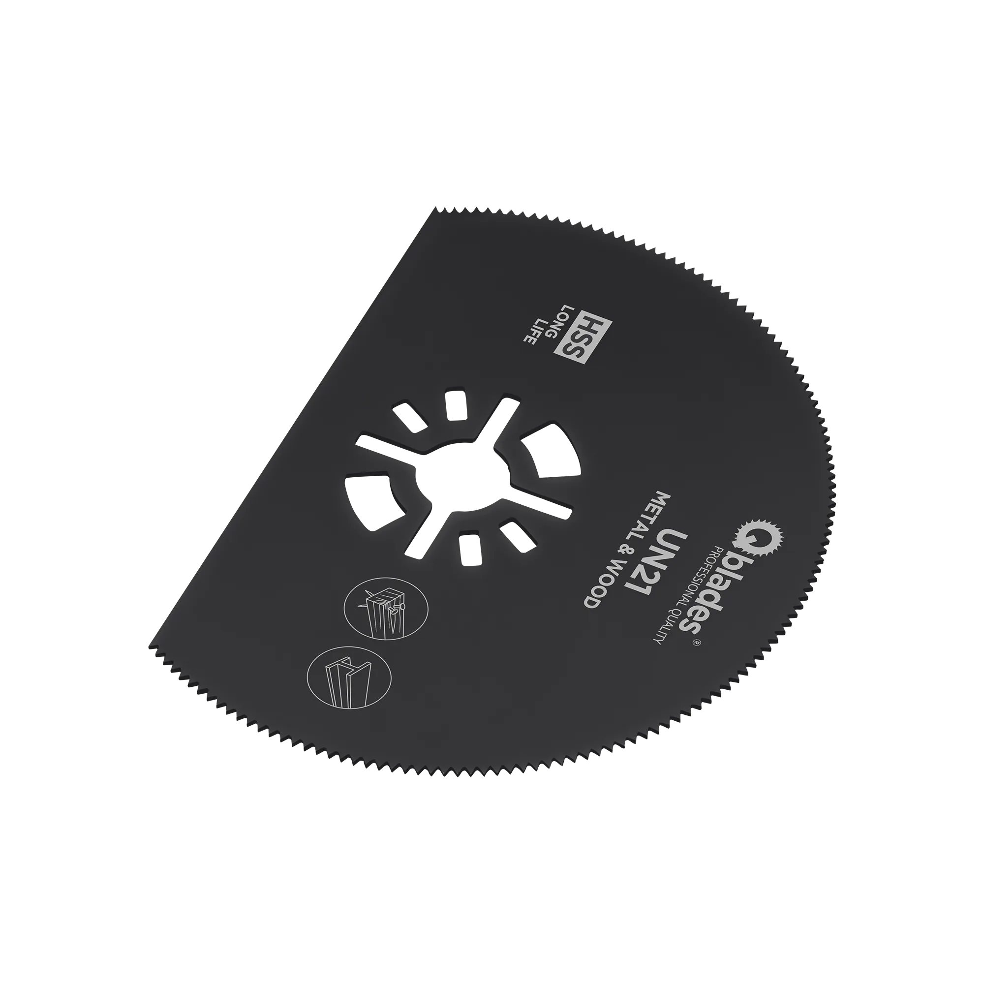 Qblades UN21 | Zaagblad HSS 80mm | 1 stuks