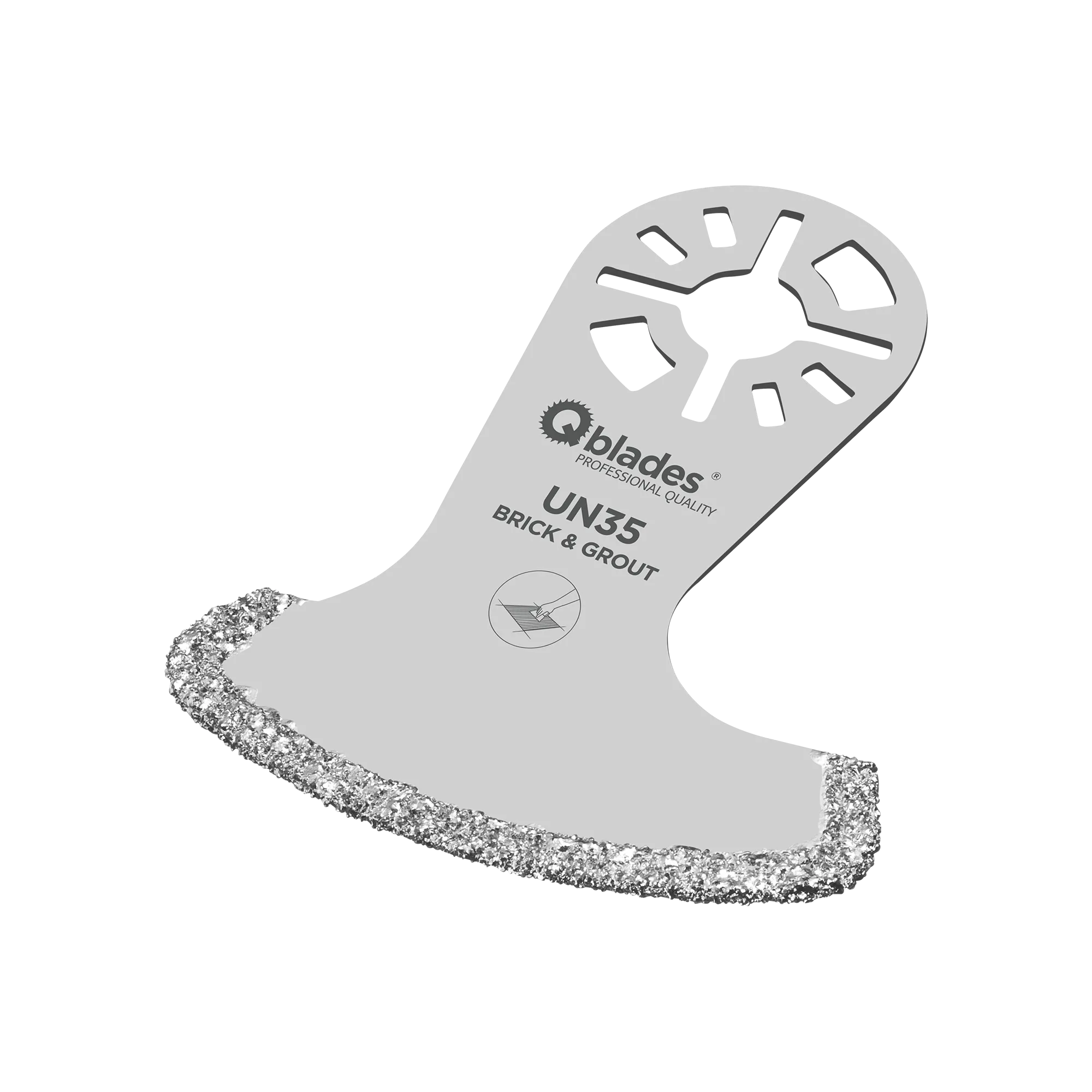 Qblades UN35 | Diamant Sikkel 58x2mm | 1 stuks