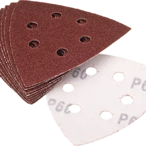 Qblades UN62 | Schuurpad Driehoek Korrel 80 | 10 stuks
