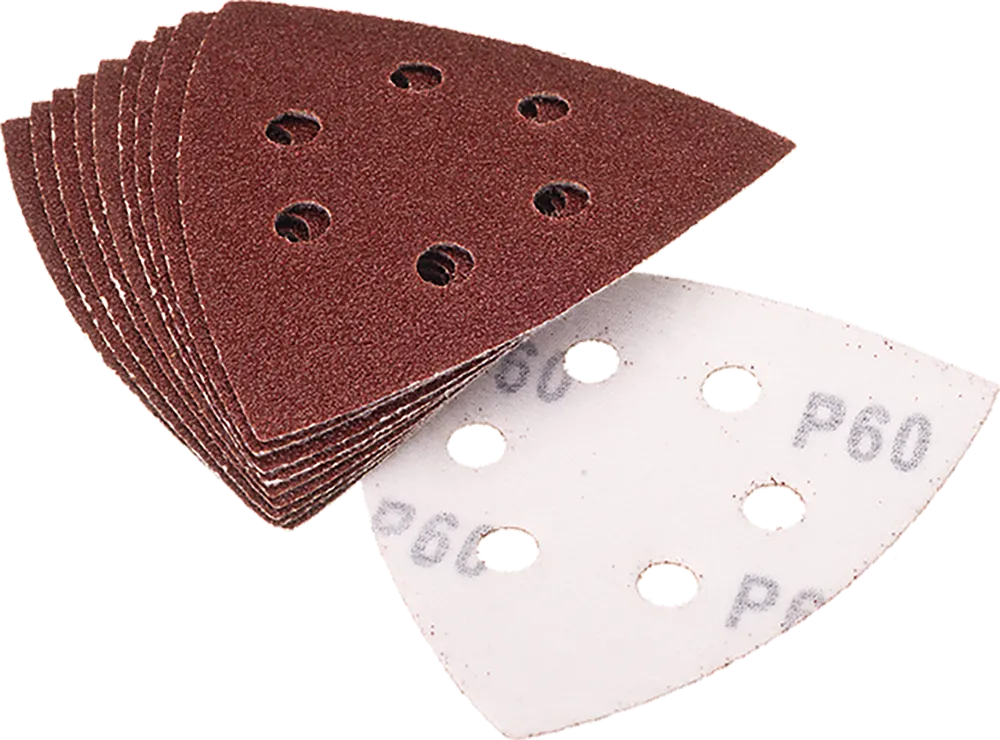 Qblades UN62 | Schuurpad Driehoek Korrel 120 | 10 stuks