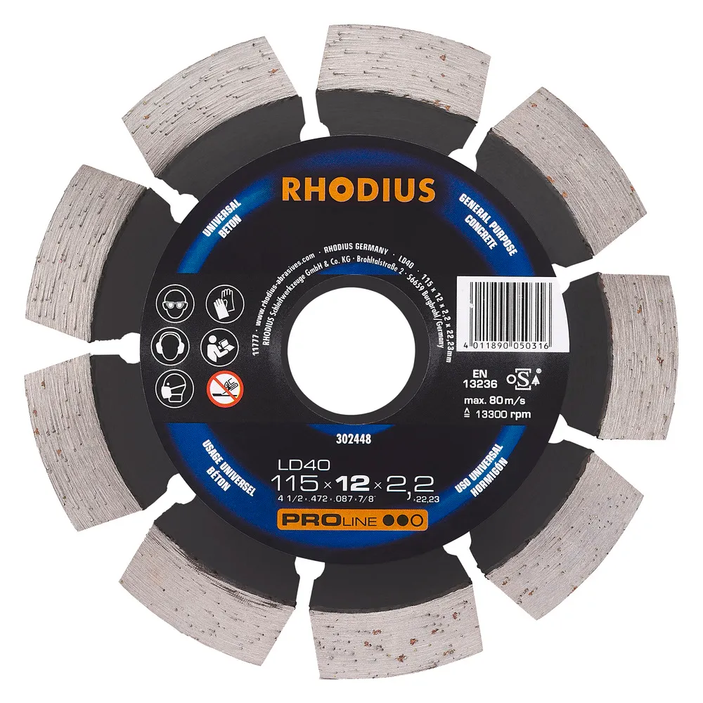 LD40 diamantschijf in diameter 115