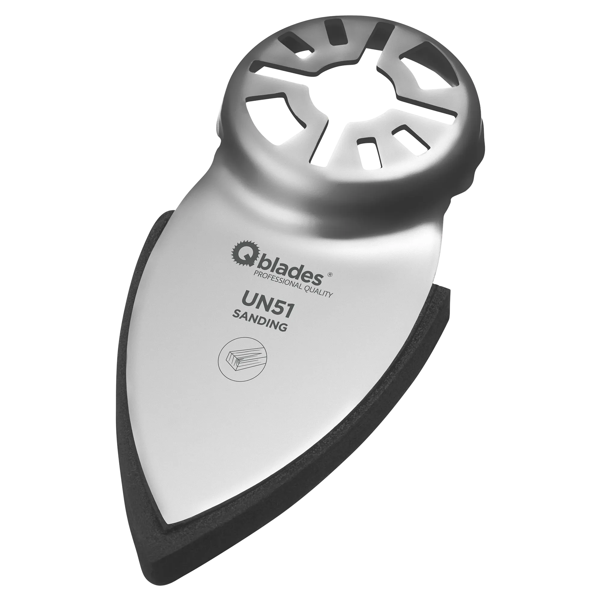 Qblades UN51 | Schuurvoet vingervorm | 2 stuks