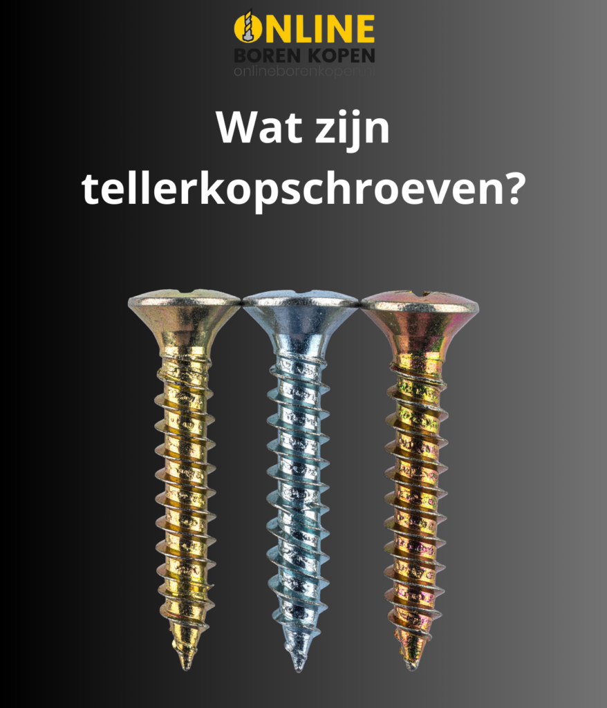 Uitgelichte afbeelding blog: Wat zijn tellerkopschroeven