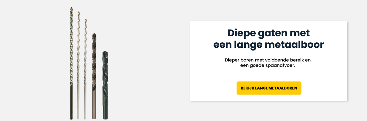 Banner Lange Metaalboren